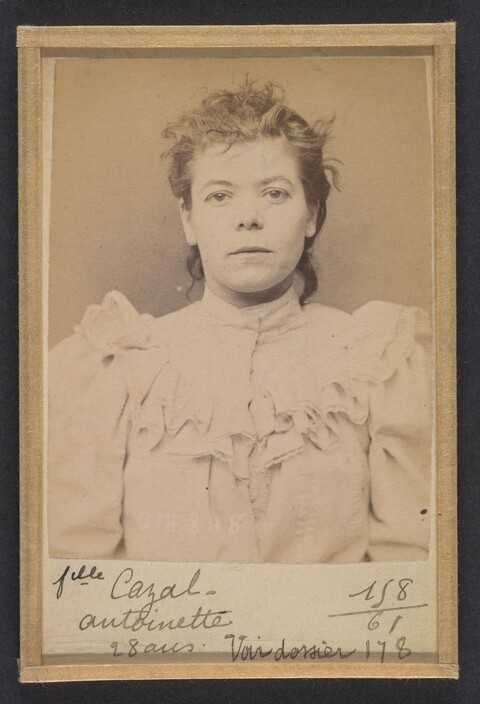 Vintage Portrait of Antoinette Cazal