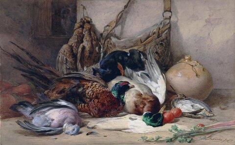 Still Life of Dead Game Birds