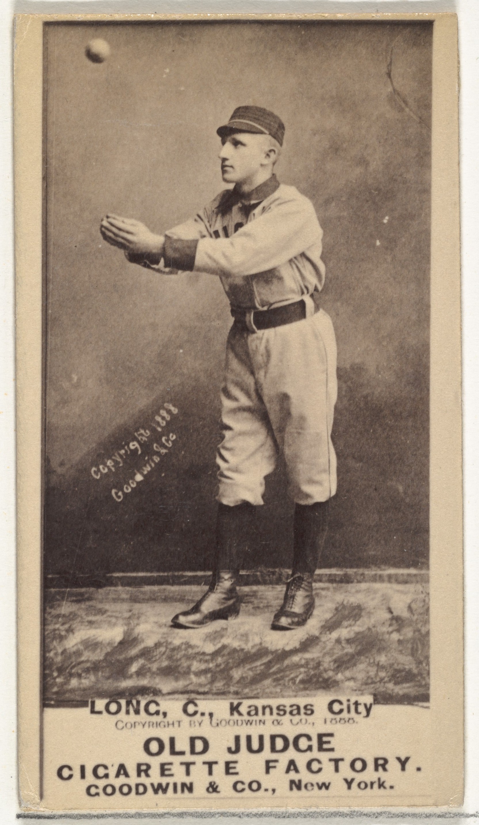 Vintage 1888 Baseball Cigarette Card