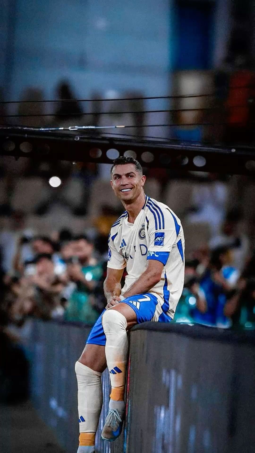 Cristiano Ronaldo at Football Match