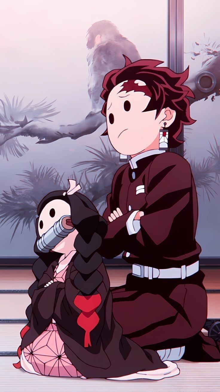 Meme Style Tanjiro and Nezuko