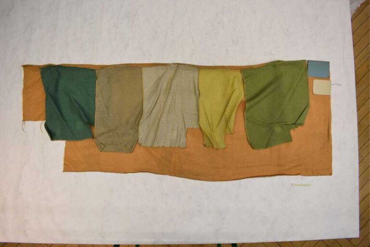 Assorted Fabric Color Swatch Samples
