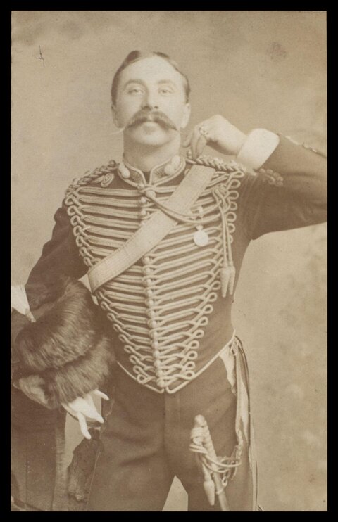 Vintage Portrait of a Military Officer
