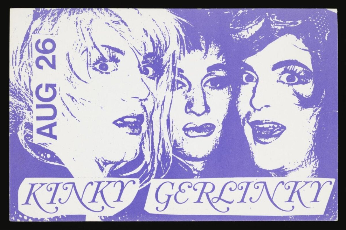 Kinky Gerlinky Promotional Flyer