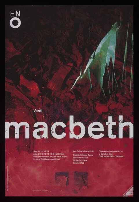 Verdi Macbeth Opera Performance Poster