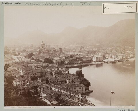 Vintage Como City Panorama