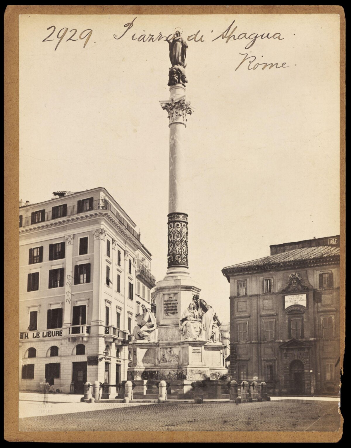 Piazza di Spagna Rome Historic View