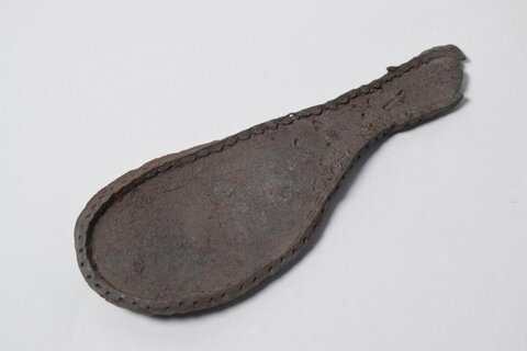 Ancient Leather Spoon Artifact