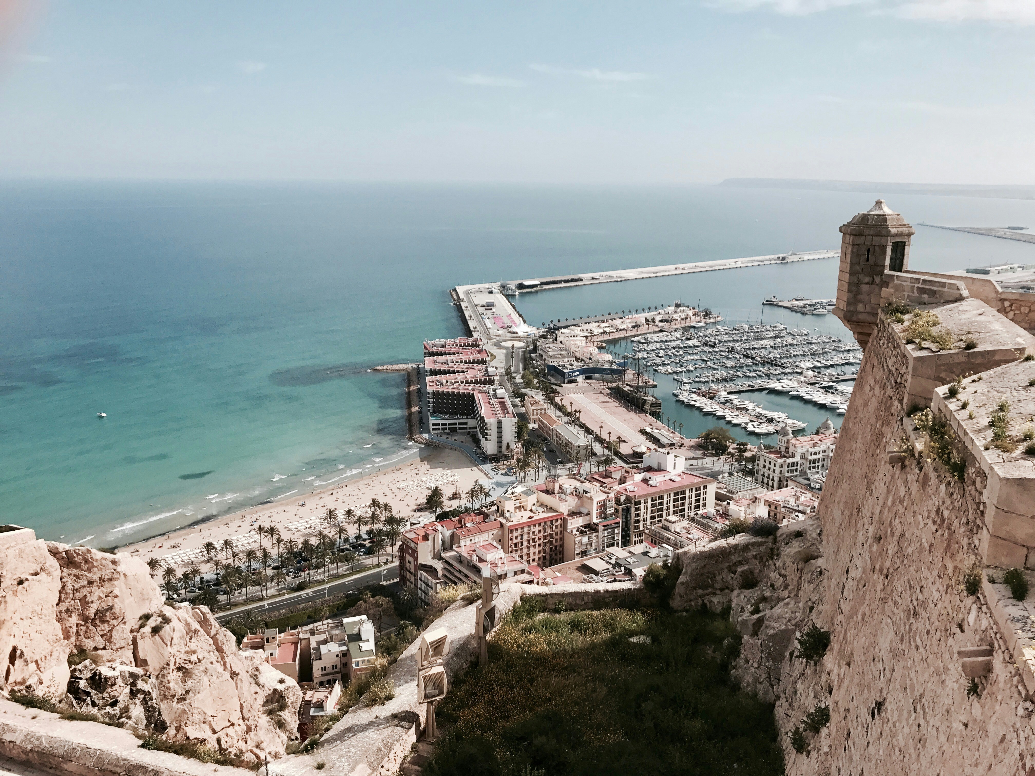 Coastal Port View From Fortress