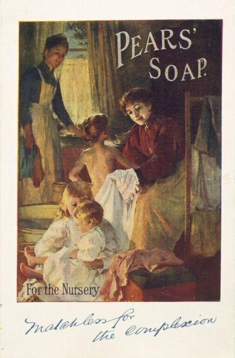 Vintage Pears' Soap Nursery Advertisement