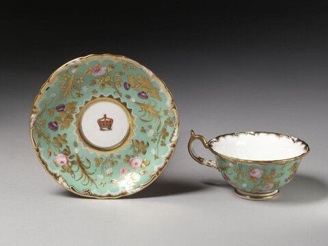 Royal Porcelain Teacup and Saucer