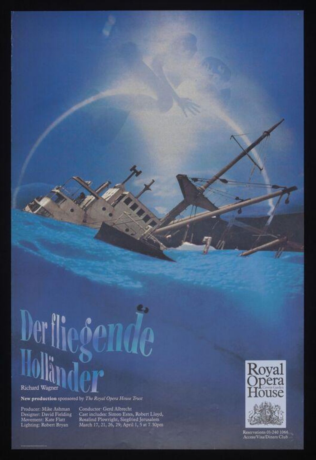 Der fliegende Holländer Opera Poster
