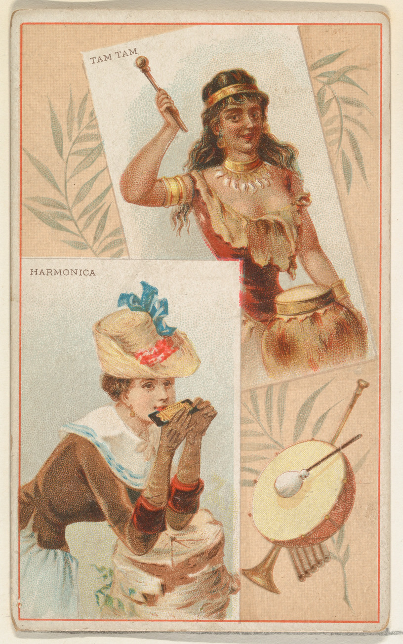 Vintage Musical Instrument Trade Card