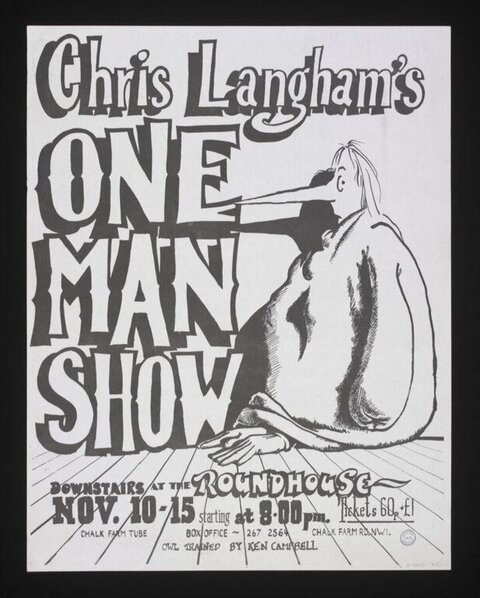 Chris Langham One Man Show Poster