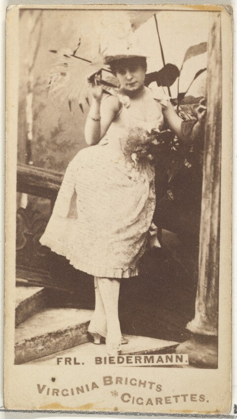 Vintage Portrait of Frl. Biedermann