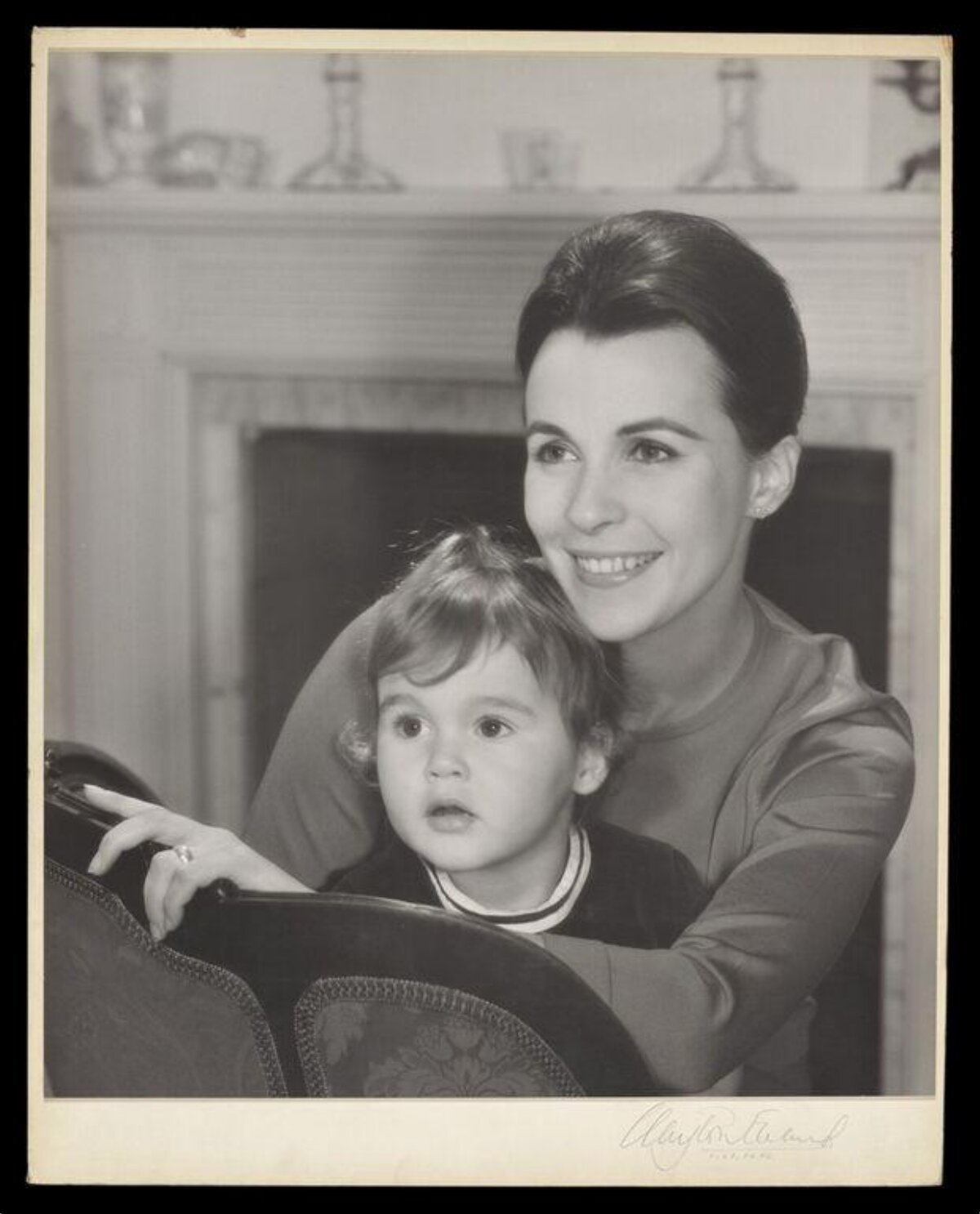 Vintage Mother and Child Portrait
