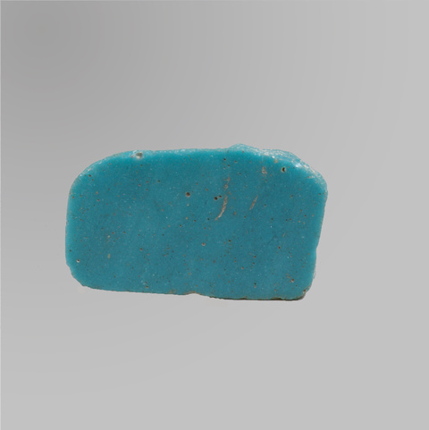 Turquoise Glass Fragment