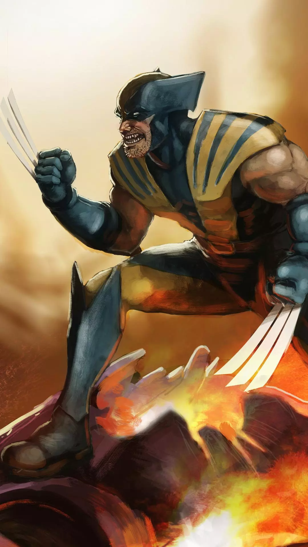 Wolverine in Combat Stance