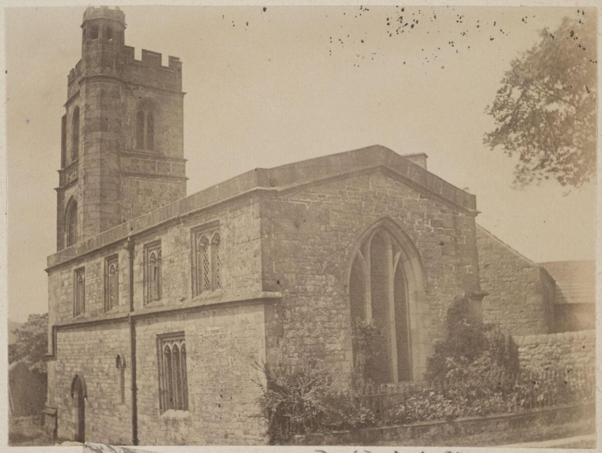 Vintage Photo of Stone Church
