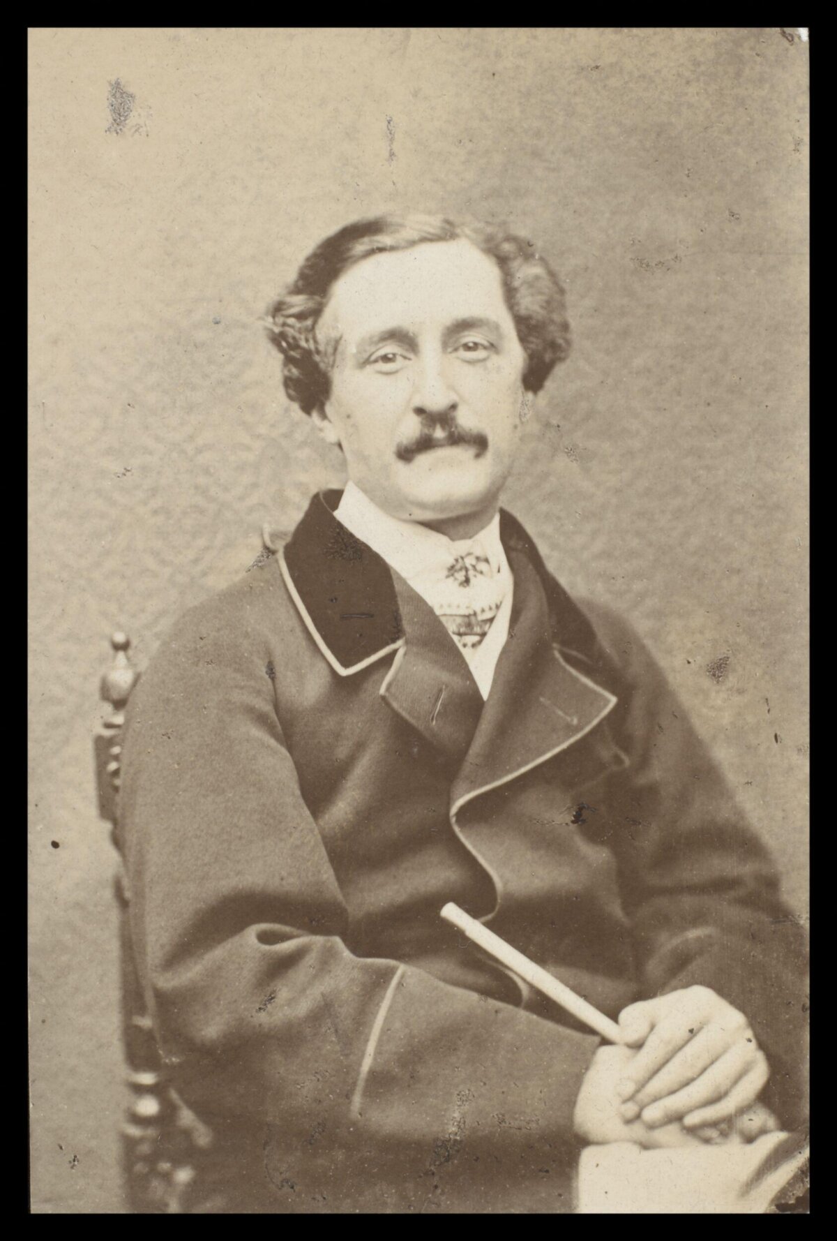 Vintage Portrait of a Seated Man