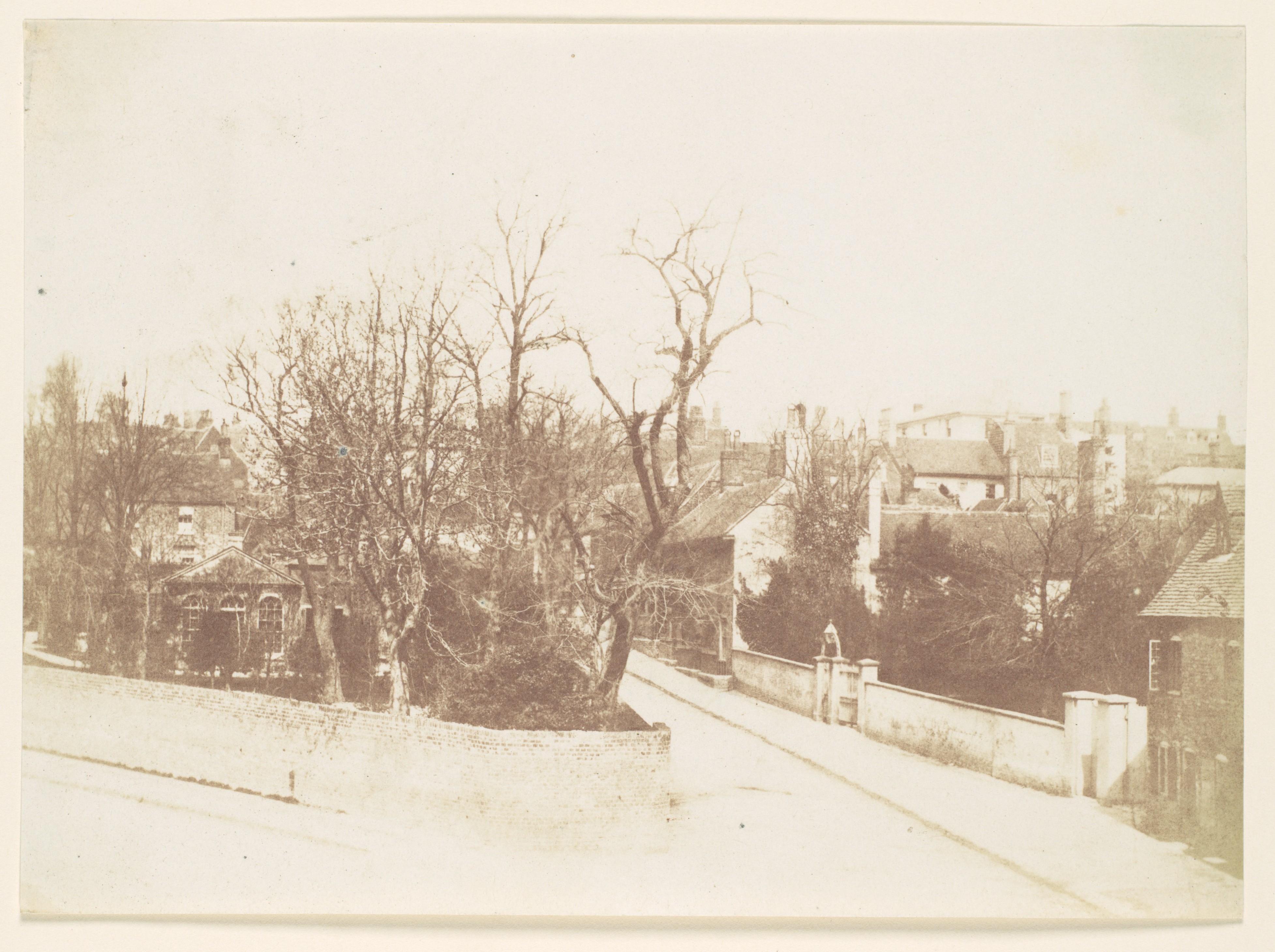 Vintage Hill Town Street View