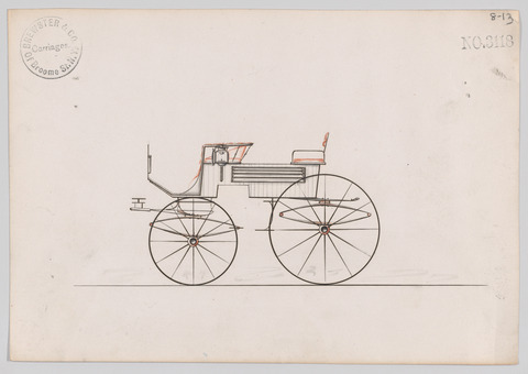 Brewster & Co. Carriage Design Drawing
