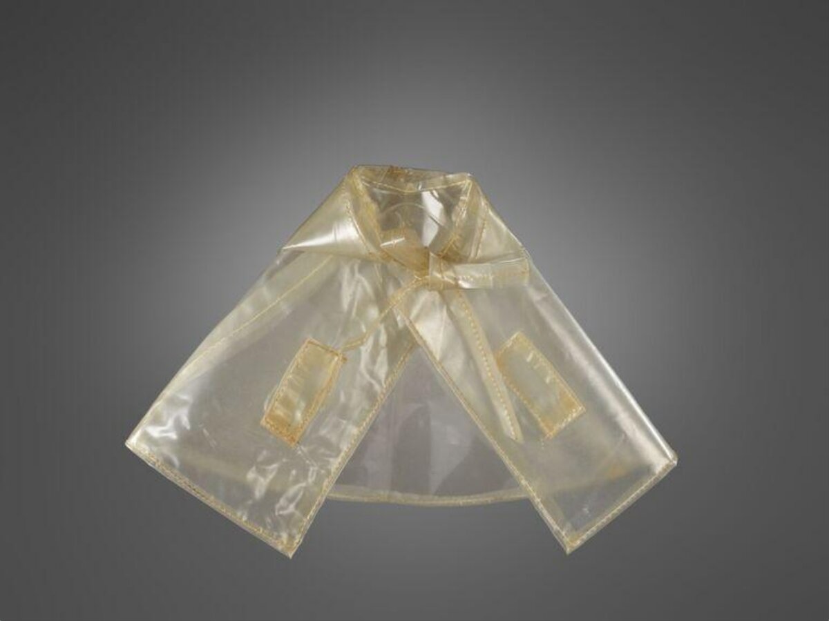 Transparent Yellow Shirt Collar