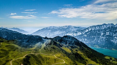 Alpine Mountain Lake Landscape