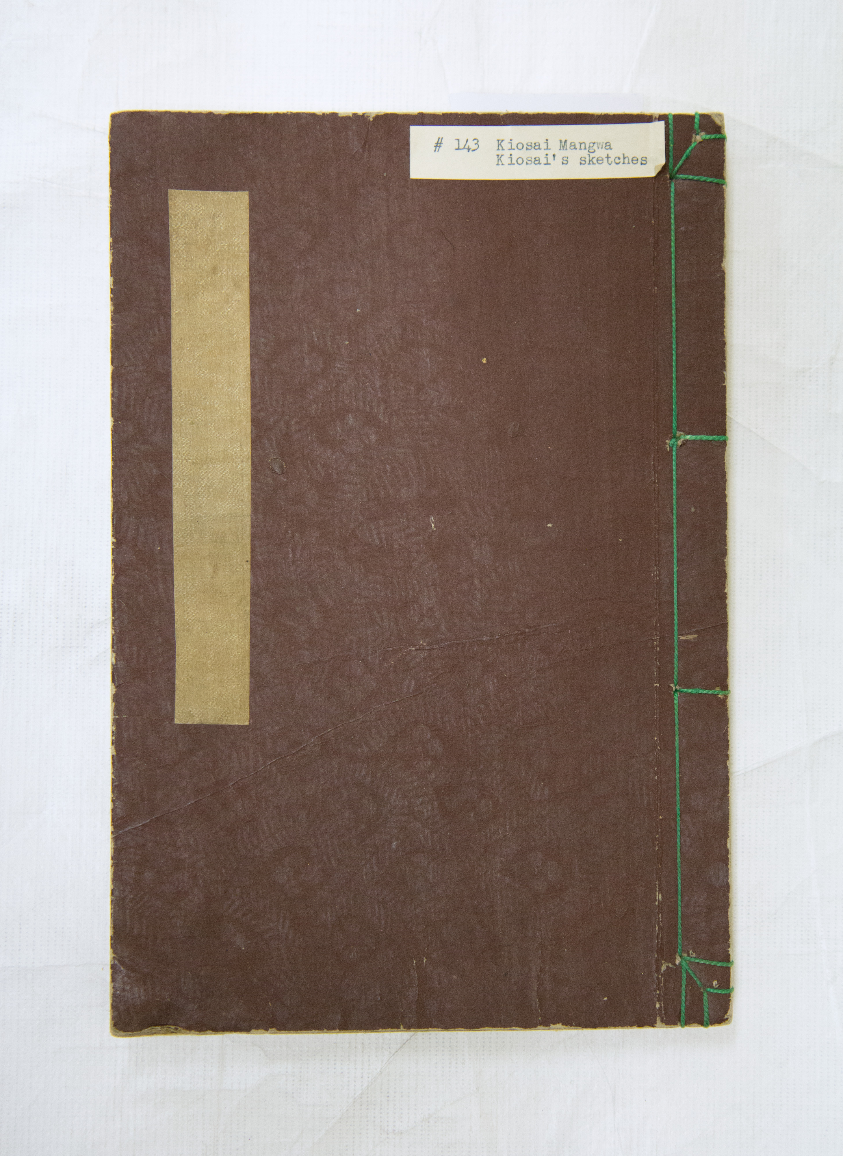 Antique Kiosai Sketchbook Cover