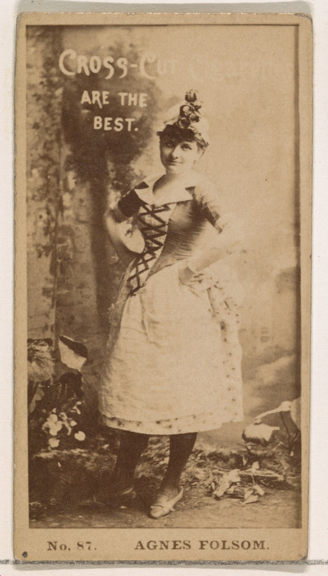 Vintage Portrait of Agnes Folsom