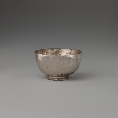 Handmade Hammered Silver Bowl