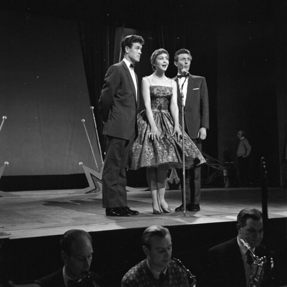 Vintage Stage Singing Performance