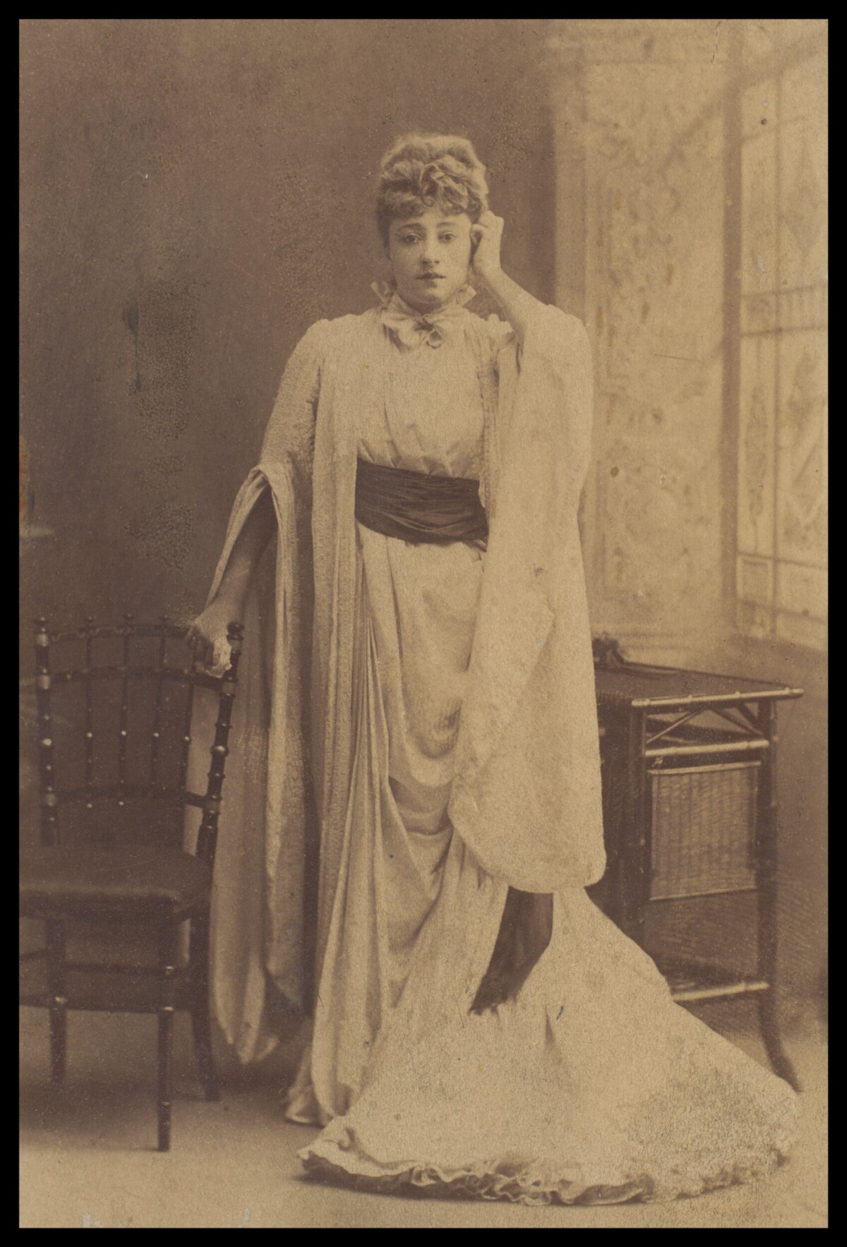 Vintage Studio Portrait of Standing Woman