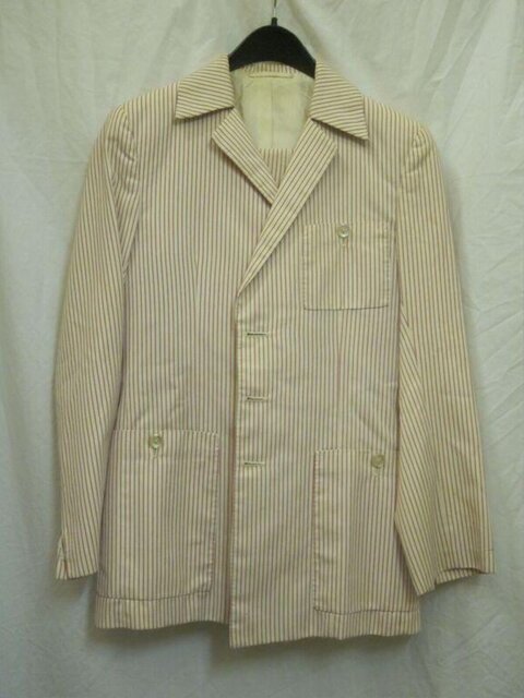 Striped Casual Blazer