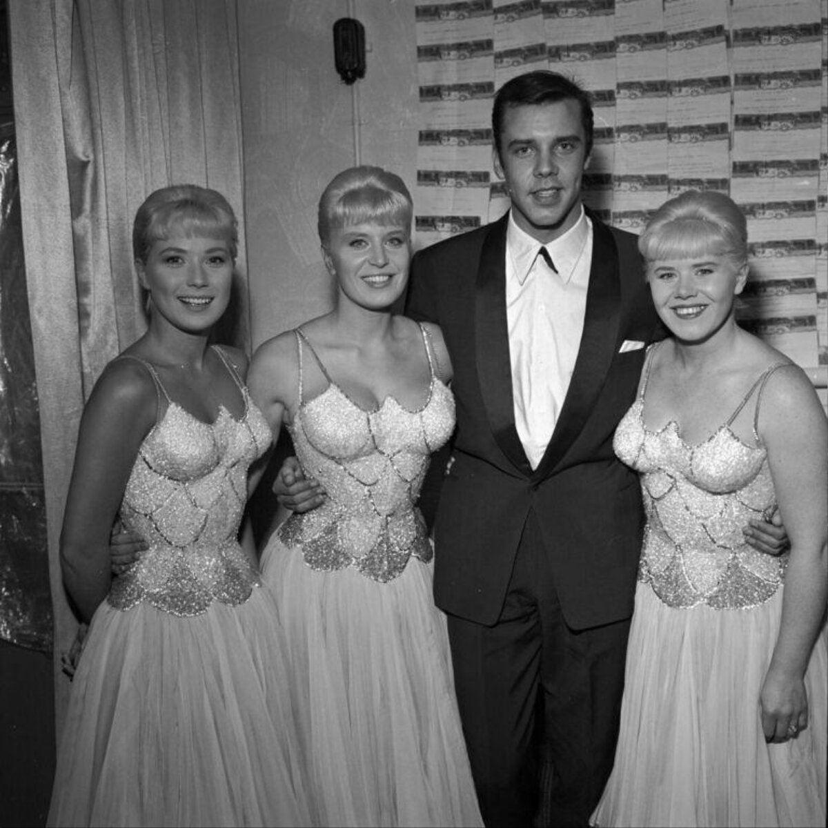 Vintage Group Photo of Four Performers