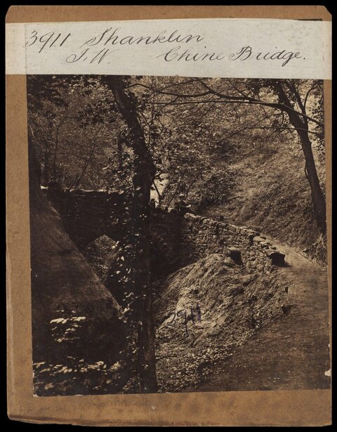 Shanklin Chine Bridge Vintage View