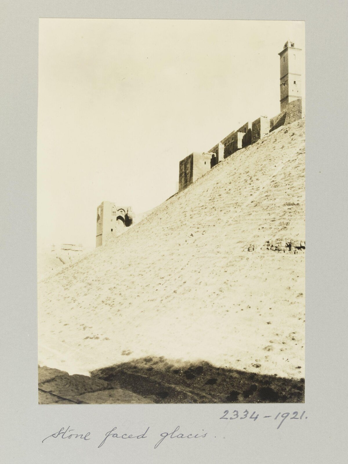 Ancient Stone Faced Glacis