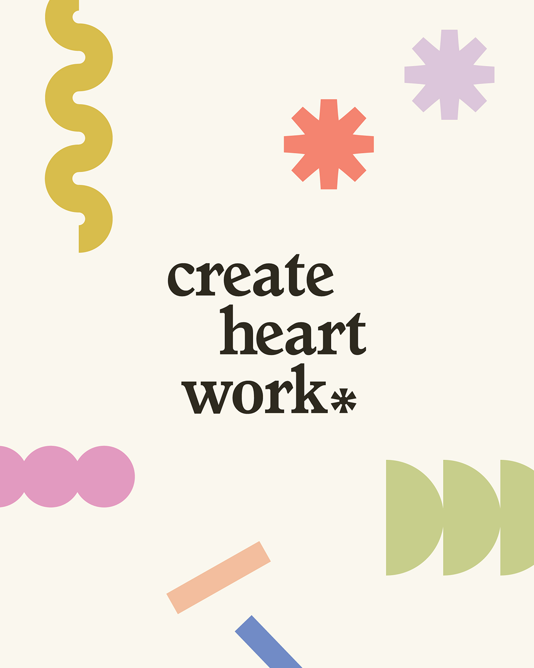 Create Heart Work Minimalist Graphic