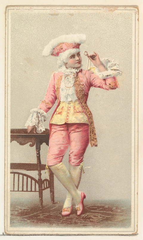 18th Century Gentleman in Pink Costume