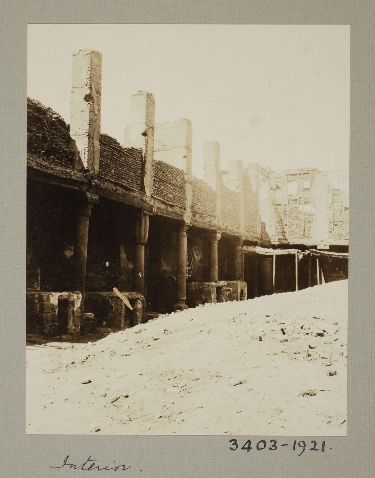 Ruined Building Interior