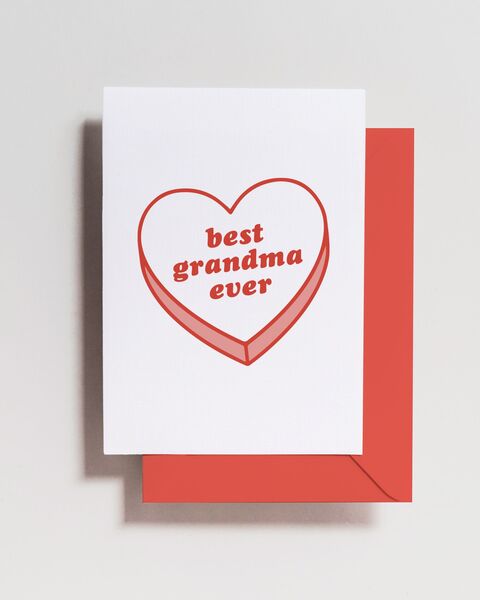 Best Grandma Ever Greeting Card