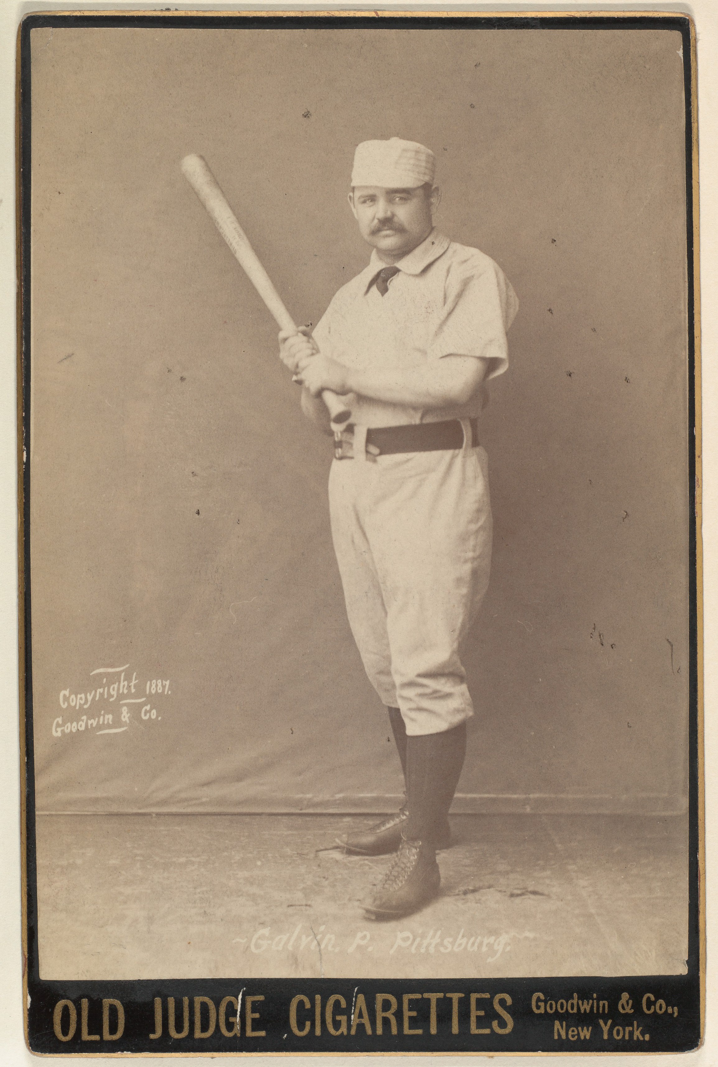 1887 Old Judge Baseball Player Card