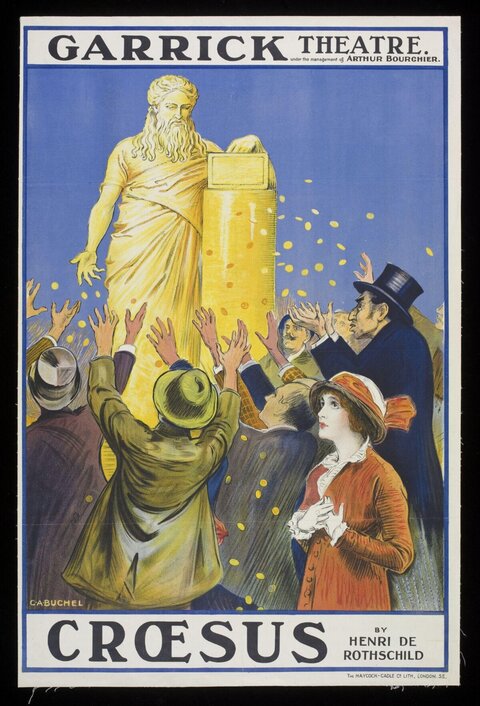 Garrick Theatre Croesus Play Poster