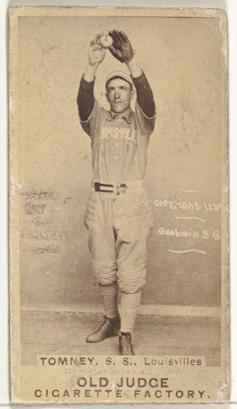 Vintage Old Judge Baseball Cigarette Card
