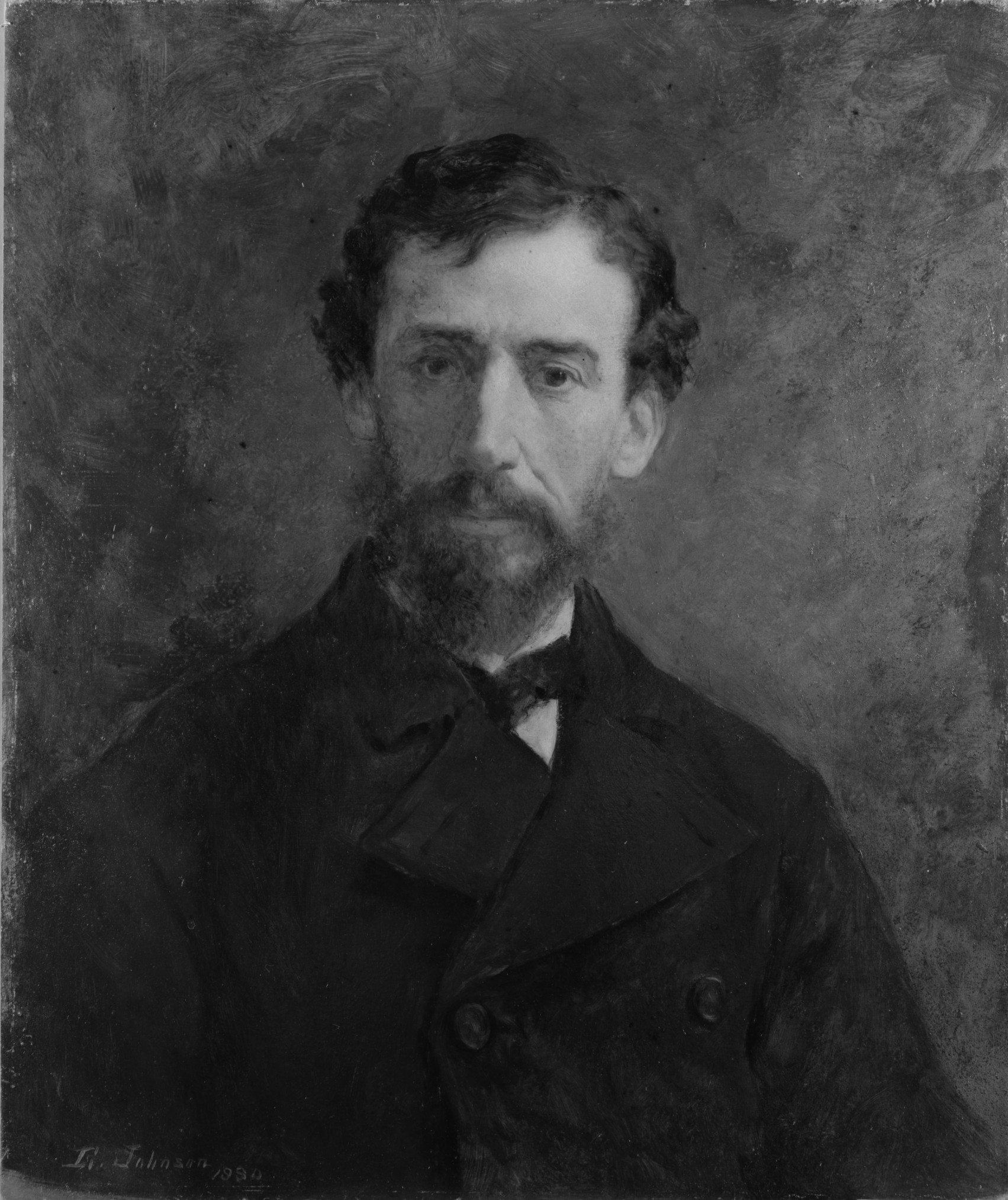 Oil Portrait of a Bearded Man