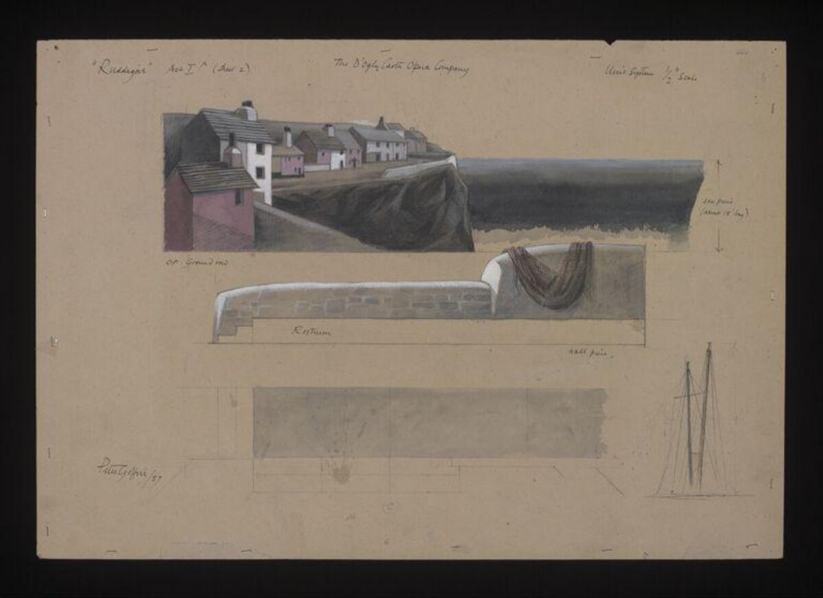 Ruddigore Opera Stage Set Design