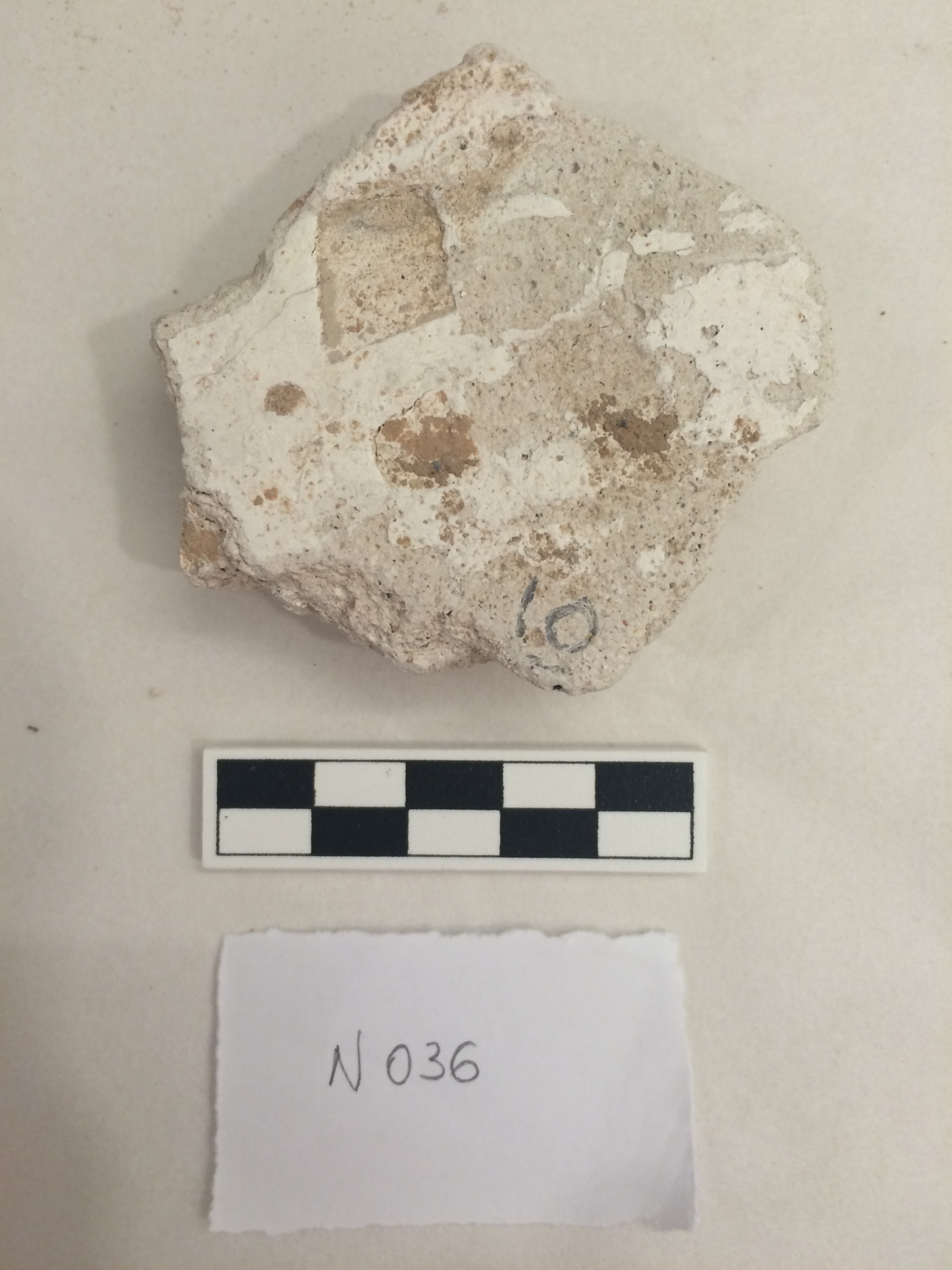 Archaeological Plaster Sample N036
