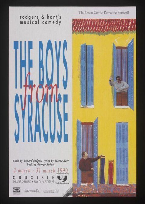 The Boys From Syracuse 1990 Musical Poster