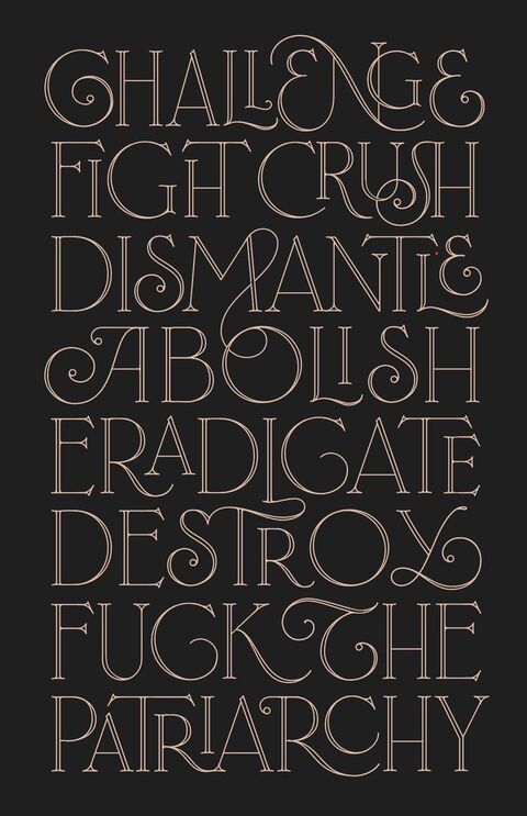 Feminist Fuck the Patriarchy Poster