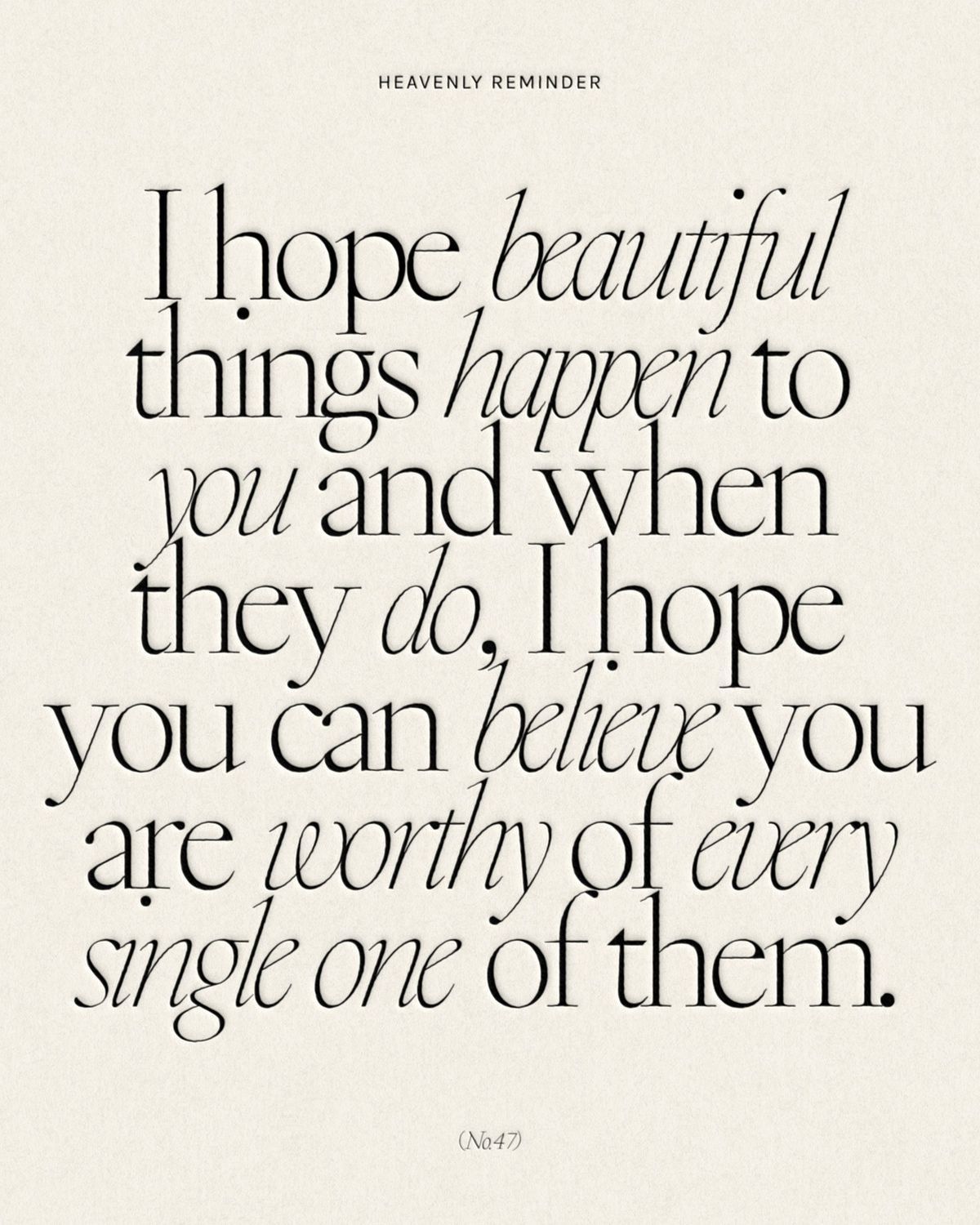 Inspirational Heavenly Reminder Quote